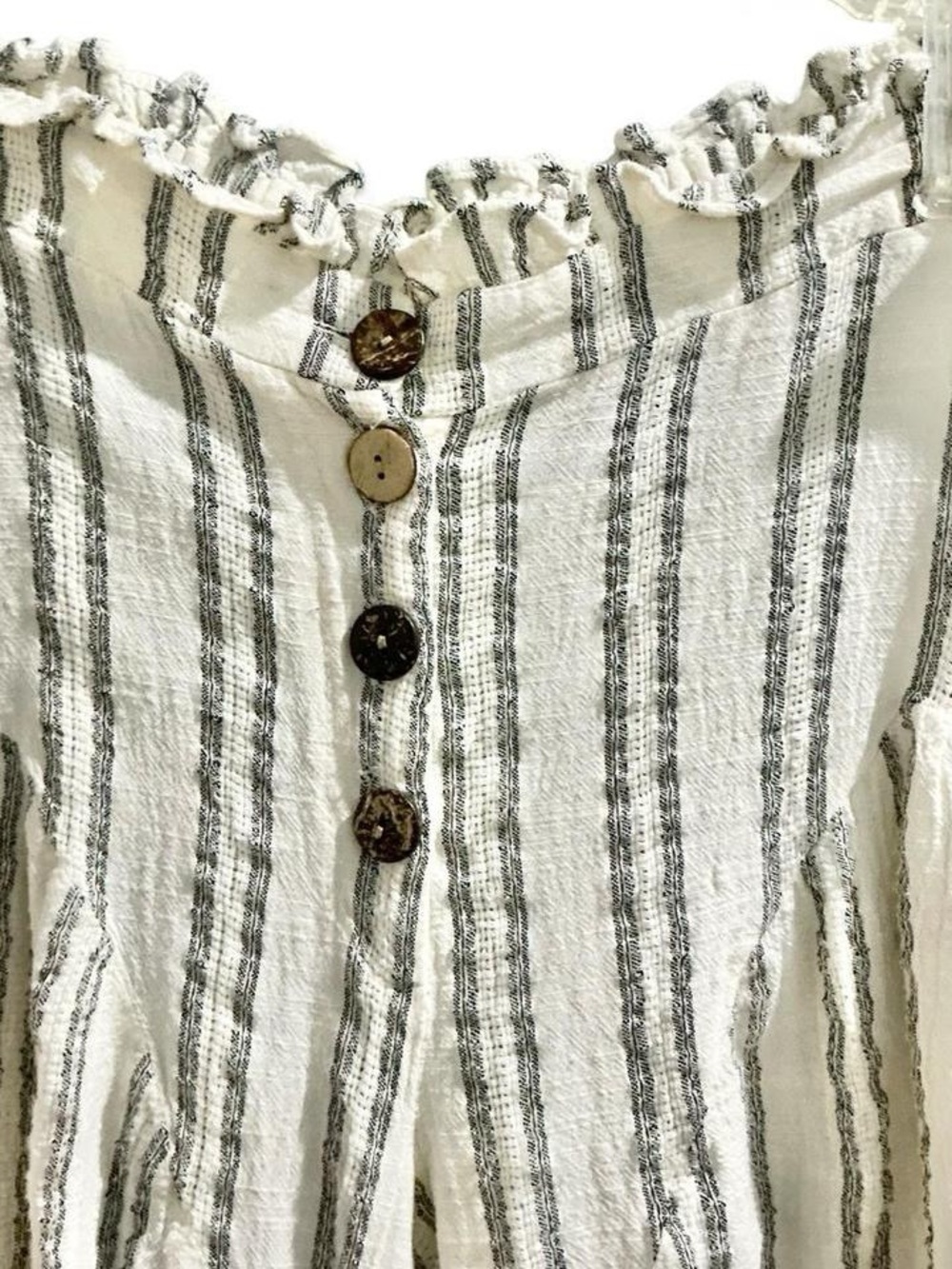Free People Poppy Stripe Wide Leg Pants – Size Small - Picture 7 of 11